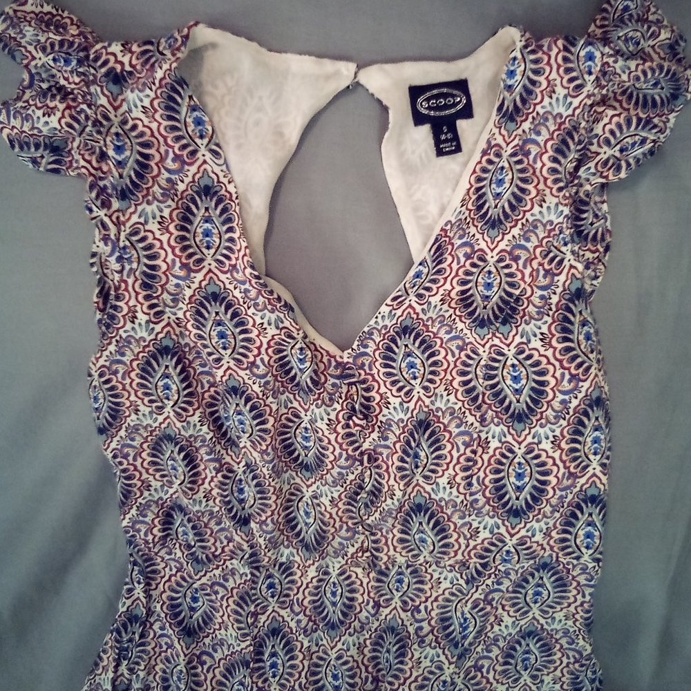 Scoop Dress Colorful Pattern